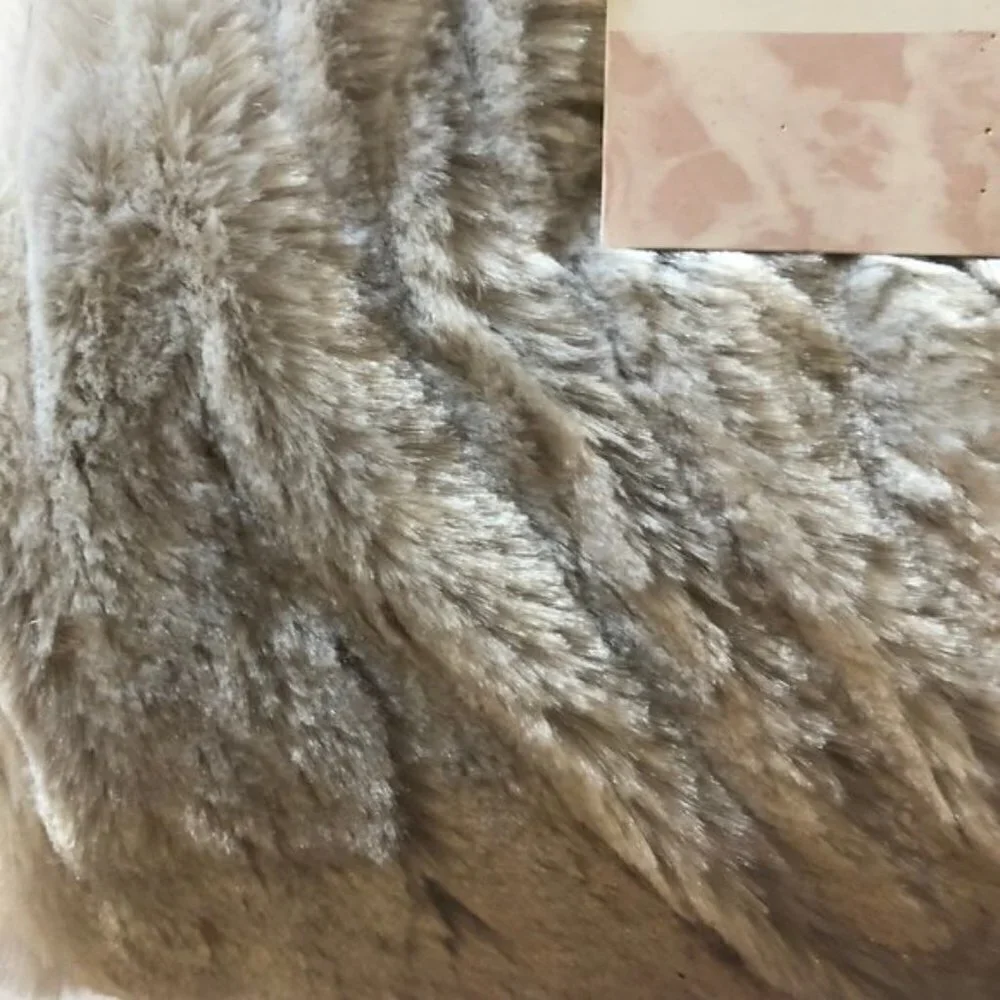 ❄️ Grey Plush Throw Blanket Summer and Rose 50